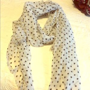 Polka dot scarf